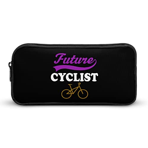 Lawenp Future Cyclist Federmäppchen, tragbar, großes Fassungsvermögen, Stifttasche, Schreibwaren-Organizer, Make-up-Tasche mit Reißverschluss von Lawenp
