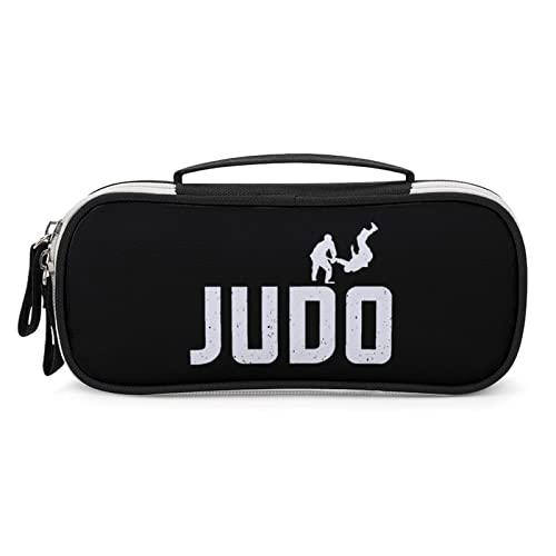 Lawenp Judo Design Federmäppchen, tragbare Stifttasche mit Reißverschluss, Reise-Make-up-Tasche, Schreibwaren-Organizer für das Heimbüro von Lawenp