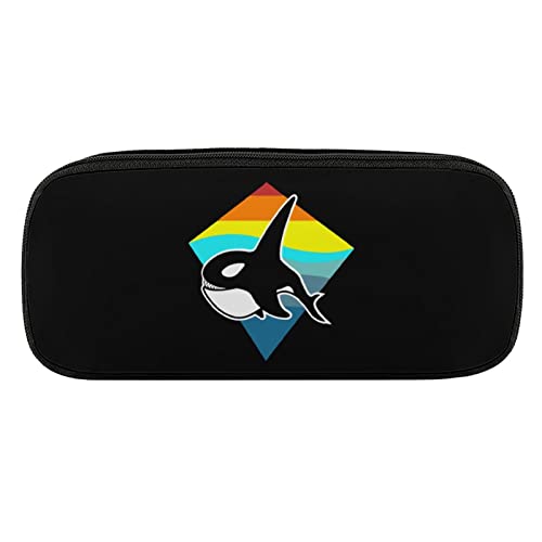 Lawenp Killerwal-Federmäppchen aus PU-Leder, tragbare Kosmetik-Organizer-Tasche von Lawenp