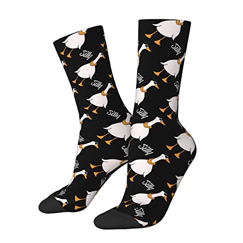 Lawenp Lustige Gänse-Socken, lustige Crew-Socken, Geschenk für Männer, Frauen, Teenager von Lawenp