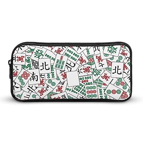 Lawenp Mahjong-Federmäppchen, niedliche Stifttasche, Kosmetiktasche, Pecil-Box, Organizer für Reisen, Büro von Lawenp