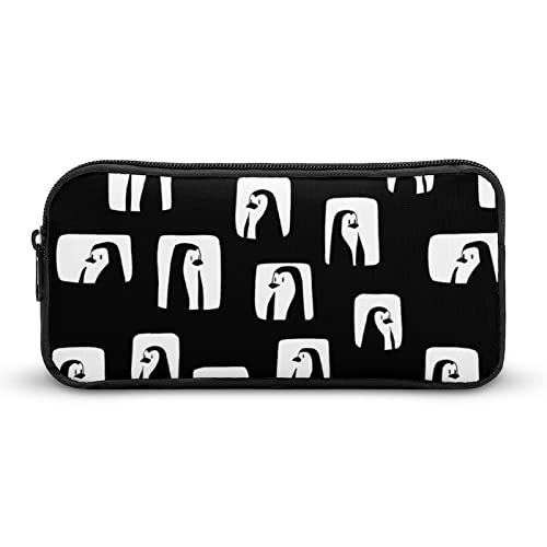 Lawenp Niedliches Pinguin-Federmäppchen, niedliches Stiftetui, Kosmetiktasche, Pecil-Box, Organizer für Reisen, Büro von Lawenp