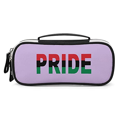 Lawenp Pan African Unia Pride Flag Tragbares Federmäppchen, Tragetasche, Make-up-Tasche, Handtasche, Geldbörse von Lawenp