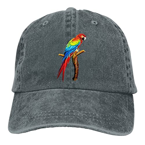 Lawenp Vintage Baseball Cap Parrot Denim Hats Verstellbare Trucker Hats Dad Cap Lawenp Vintage Baseball Cap Parrot Denim Hats Verstellbare Trucker Hats Dad Cap von Lawenp