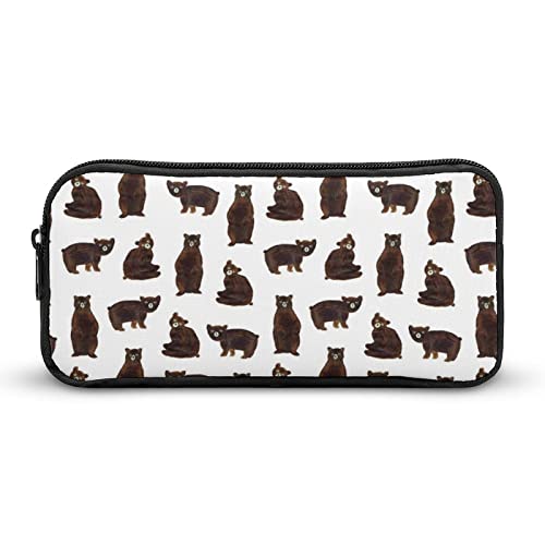 Lawenp We're Bears Federmäppchen, niedliches Stiftetui, Kosmetiktasche, Pecil-Box, Organizer für Reisen, Büro von Lawenp