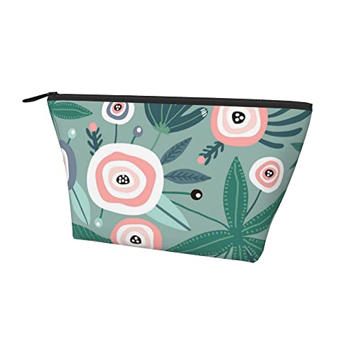 Leichte Make-up-Tasche für Damen, Blumenpflanze, Illustrationskunst, lustige Reise-Kosmetiktasche, tragbare Bleistifttasche mit robustem Reißverschluss für Büro, Schule, Uni Leichte Make-up-Tasche für Damen, Blumenpflanze, Illustrationskunst, lustige Reise-Kosmetiktasche, tragbare Bleistifttasche mit robustem Reißverschluss für Büro, Schule, Uni von Lawenp