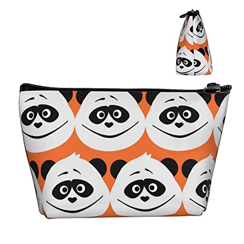 Make-up-Reise-Kosmetiktasche, süßer Panda, lustige Mädchen-Bleistift-/Pinsel-/Münzaufbewahrung, Stifthalter, Organizer mit robustem Reißverschluss von Lawenp