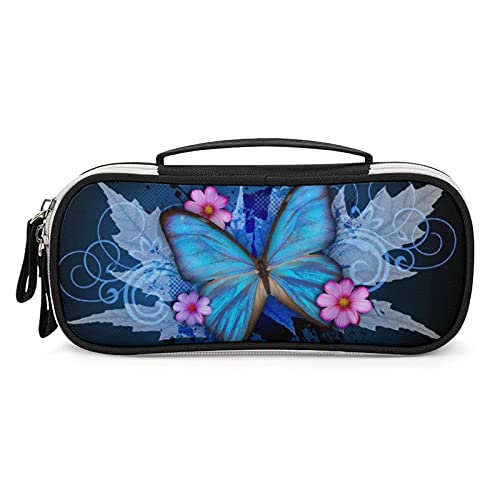 Mode Schmetterling gedruckt tragbare Federmäppchen Einkaufstasche Make-up Tasche Handtasche Geldbörse von Lawenp