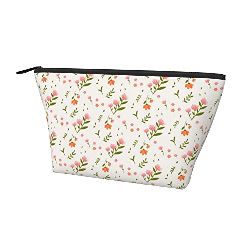 Modische Kosmetik-Aufbewahrungstasche, Blumen- und Gänseblümchen-Motiv, kleine Tasche, großes Fassungsvermögen für Make-up, Bleistift, Bargeld, wasserdichte Oxford-Tasche für Damen, Herren, Jungen, von Lawenp