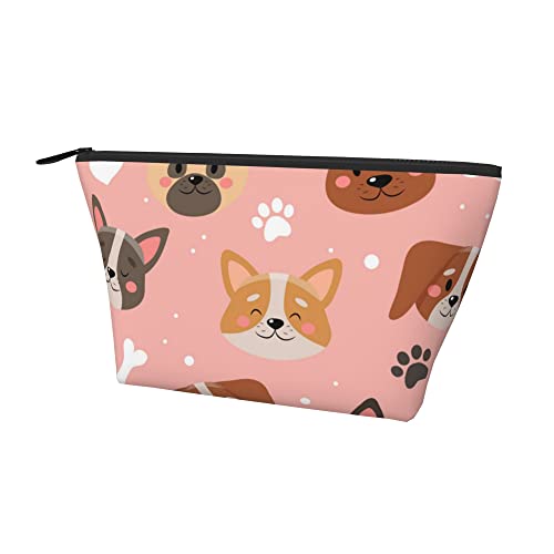 Modische Kosmetik-Aufbewahrungstasche, niedliche Haustiere mit verschiedenen Hunden, Kleiner Beutel, großes Fassungsvermögen für Make-up, Bleistift, Bargeld, wasserdichter Oxford-Beutel für Damen, H Modische Kosmetik-Aufbewahrungstasche, niedliche Haustiere mit verschiedenen Hunden, Kleiner Beutel, großes Fassungsvermögen für Make-up, Bleistift, Bargeld, wasserdichter Oxford-Beutel für Damen, H von Lawenp