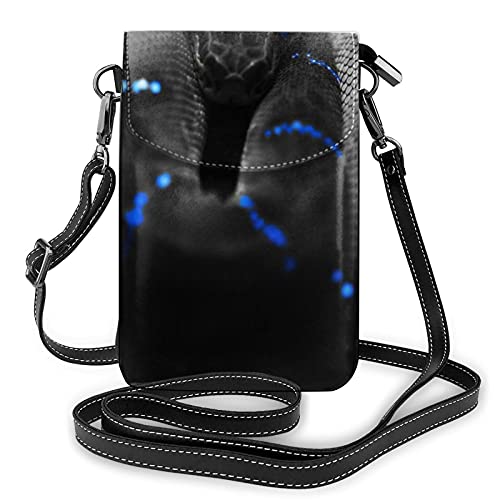 PU-Leder-Umhängetasche, Schlangentapete Mode Dame Handy Geldbörse Umhängetasche mit verstellbarem Riemen von Lawenp