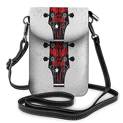 Santorini Landschaft Umhängetasche Handy Geldbörse Dorf Insel Griechenland Gebäude Meer ÄgäisWallet Handtasche von Lawenp