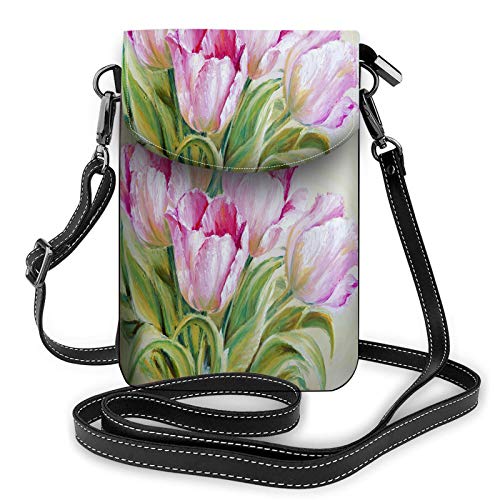 Sea Anchors and Stripes Crossbody-Handy-Geldbörse Marine Ocean Grapefruit Sailor Stripe BlueWallet Handtasche von Lawenp