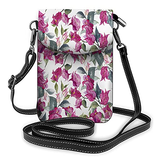 Sea Anchors and Stripes Crossbody-Handy-Geldbörse Marine Ocean Grapefruit Sailor Stripe BlueWallet Handtasche von Lawenp