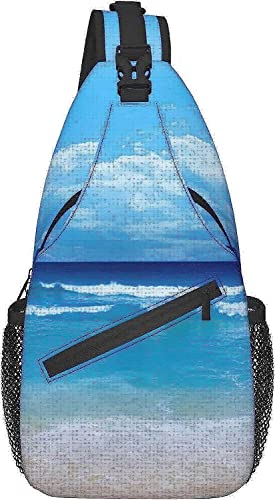 Sling Crossbody Rucksack Umhängetasche für Männer Frauen Leichte Umhängetasche von Lawenp