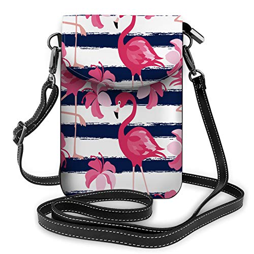 Tiergesicht Crossbody Handy Geldbörse Vintage Wolf Tiger Abstrakt Aztec Carnivore Predator Wild BlackWallet Handtasche von Lawenp