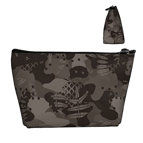 wasserdichte Oxford-Kosmetiktasche, Camo-Tarnung, Jagdgrün, Make-up-Tasche mit großem Fassungsvermögen und Reißverschluss, Mädchen und Frauen, luxuriöser Kosmetikhalter für Stif von Lawenp