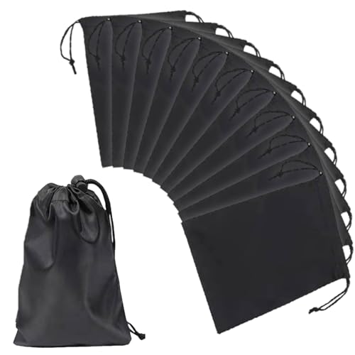 12-pcs kleine Kordelstringbeutel staubdestfisch Oxford Stoff wasserdichte Kordelzugbeutel mit Umschüttung für Heimreisekleidung und Schuh von Lawnrden