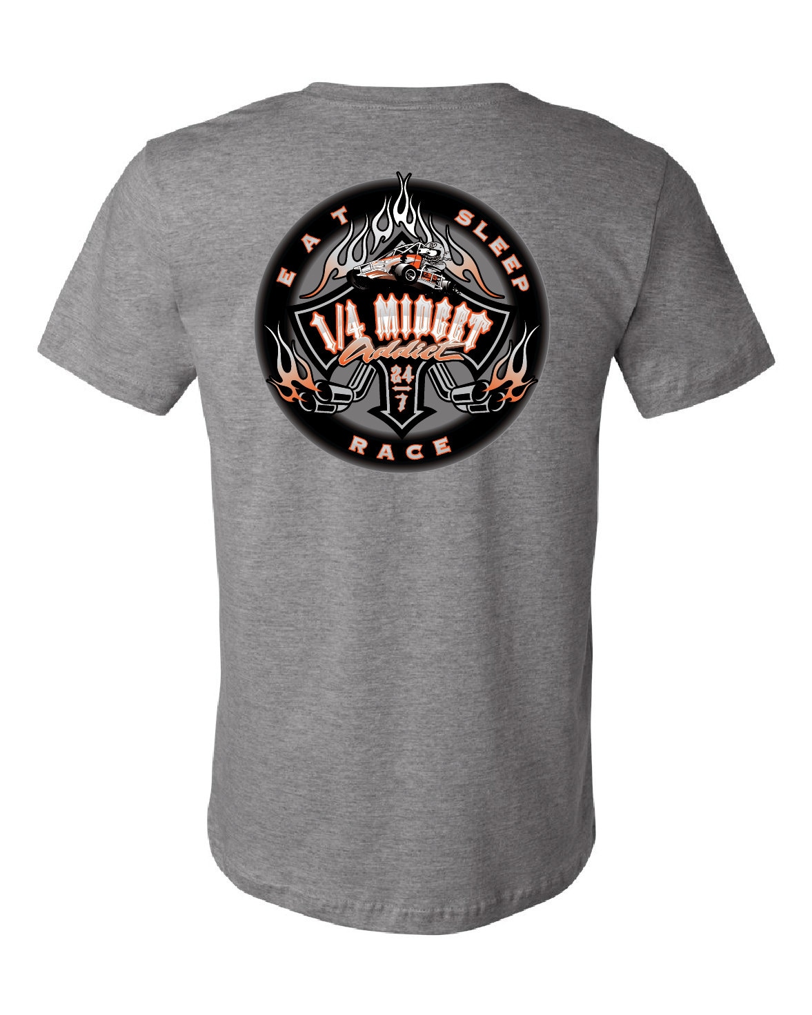 Racer T-Shirt/Eat Sleep Rennen/Qma T-Shirt/Quarter Midgets T-Shirt von LawrenceShirtFactory