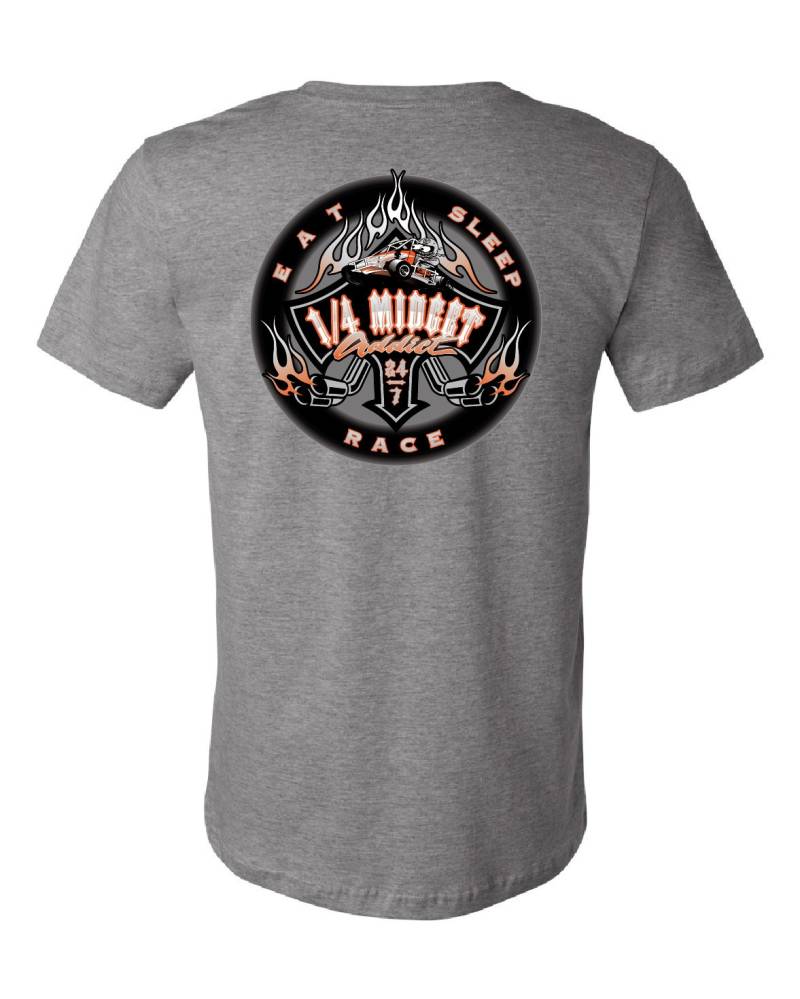 Racer T-Shirt/Eat Sleep Rennen/Qma T-Shirt/Quarter Midgets T-Shirt Racer T-Shirt/Eat Sleep Rennen/Qma T-Shirt/Quarter Midgets T-Shirt von LawrenceShirtFactory