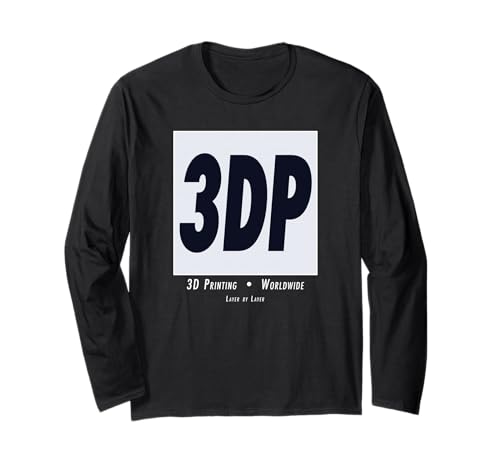 3D-Druck Hobbyist 3DP Maker Bewegung FDM SLA Kunst Langarmshirt von Layer By Layer Prints