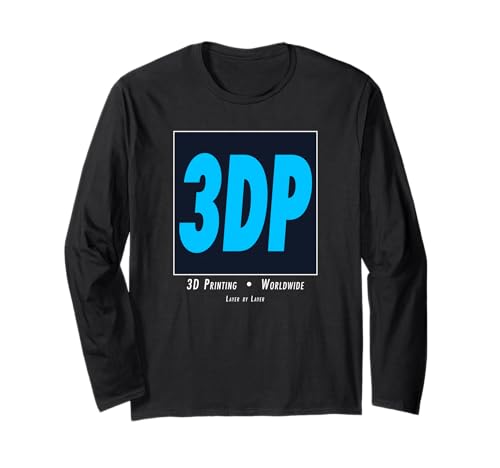 3D-Druck Hobbyist 3DP Maker Bewegung FDM SLA Kunst Langarmshirt von Layer By Layer Prints
