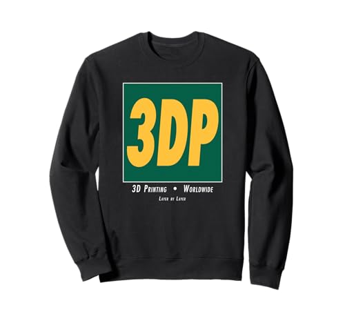 3D-Druck Hobbyist 3DP Maker Bewegung FDM SLA Kunst Sweatshirt von Layer By Layer Prints
