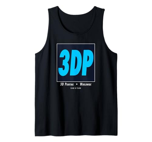 3D-Druck Hobbyist 3DP Maker Bewegung FDM SLA Kunst Tank Top von Layer By Layer Prints