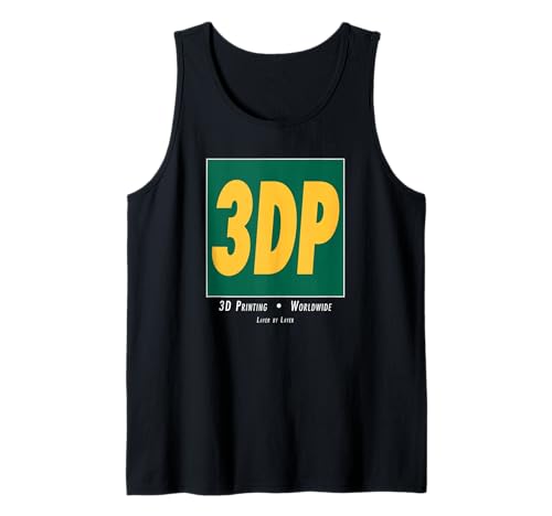 3D-Druck Hobbyist 3DP Maker Bewegung FDM SLA Kunst Tank Top von Layer By Layer Prints