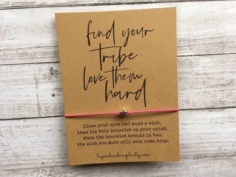 Stamm, Finden Ihren Ich Liebe Meinen Beste Freundin Geschenk, Freund Mädchen Wochenende, Wochenende Geschenke, Stamm Armband von LayeredandSimple