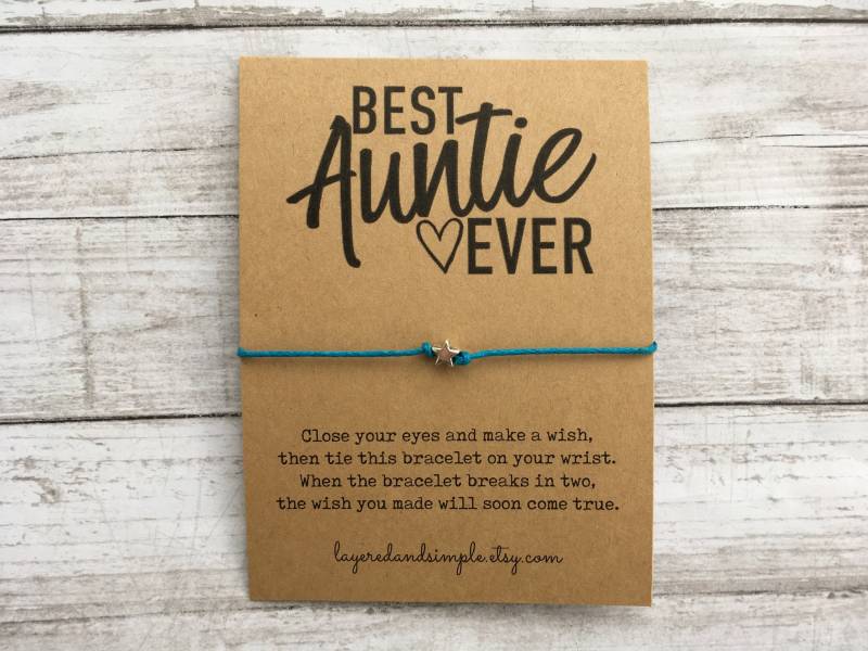 Tante Geschenke Wunsch Armband von LayeredandSimple