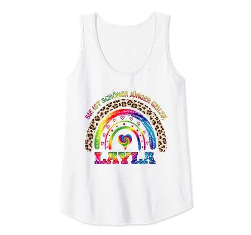 Damen Malle Layla Sie Ist Schöner Jünger Geiler Layla Black Tank Top Damen Malle Layla Sie Ist Schöner Jünger Geiler Layla Black Tank Top von Layla Sie Ist Schöner Jünger Geiler Layla