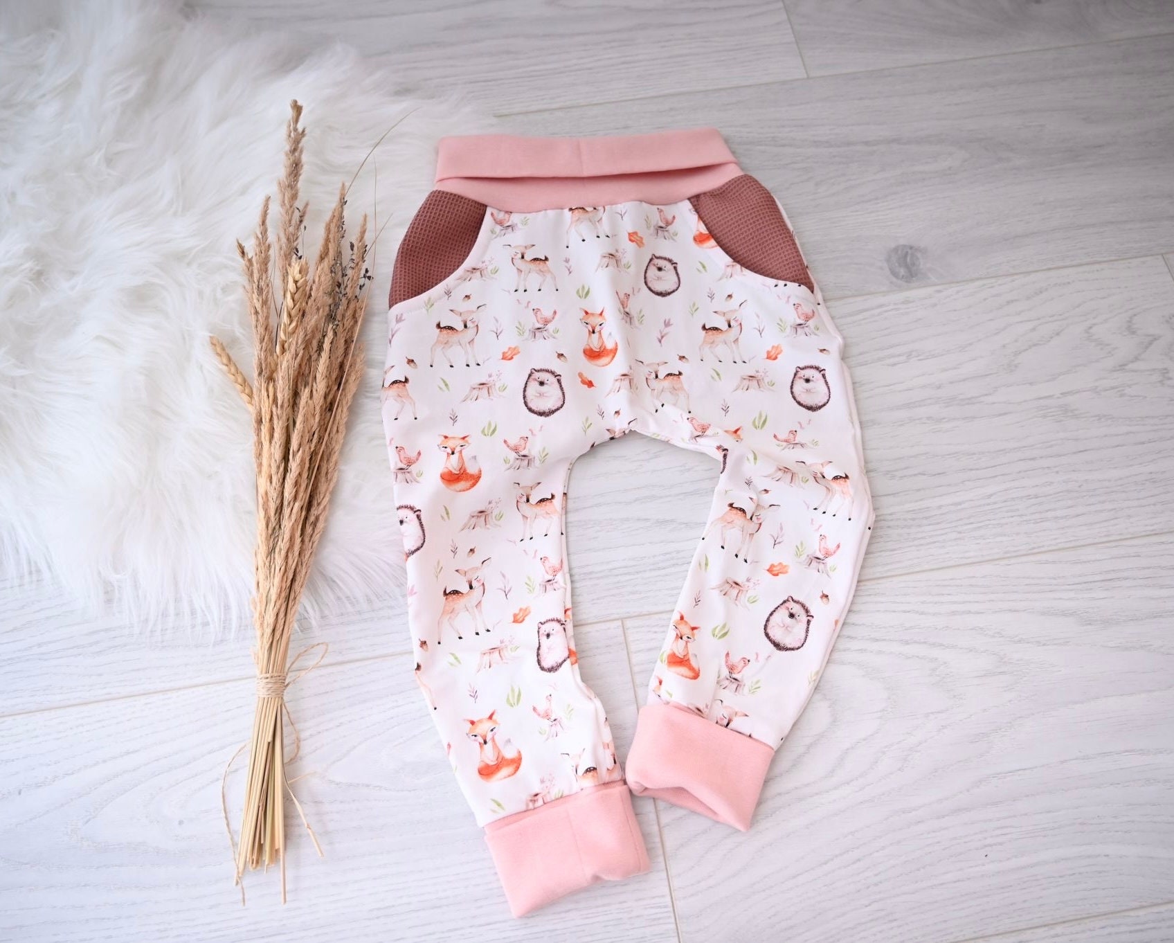 Pumphose, Softhose, Babyhose, Kinderhose, Mitwachshose, Babyset, Baggypants, Baggy Hose von LaylasNaehfee