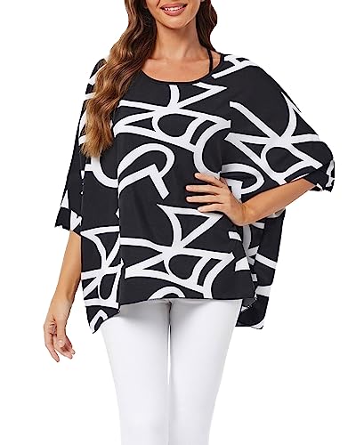 LazLake Damen Sommer Böhmische Flügel Ärmel Chiffon Bluse Kurzarm Strand Beiläufige Shirt Bat Sleeve Lose Hemd T Shirt Tops 4461 LazLake Damen Sommer Böhmische Flügel Ärmel Chiffon Bluse Kurzarm Strand Beiläufige Shirt Bat Sleeve Lose Hemd T Shirt Tops 4461 von LazLake