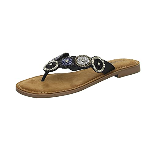 Lazamani Rounds Beads Slippers Damen - 38 von Lazamani