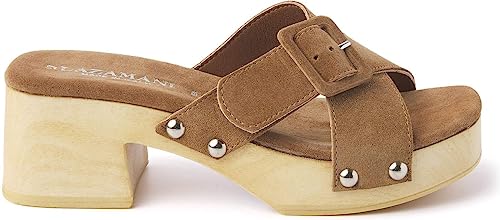 Lazamani Damen Clogs 31.226 Cuoio (eu_Footwear_Size_System, Adult, Numeric, medium, Numeric_38) von Lazamani