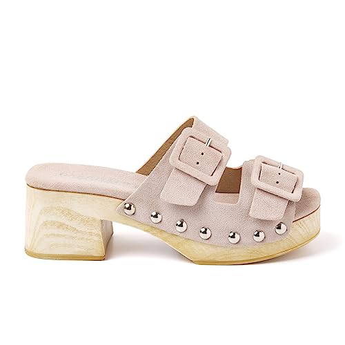 Lazamani Damen Clogs 31.227 Nude (eu_Footwear_Size_System, Adult, Numeric, medium, Numeric_37) von Lazamani