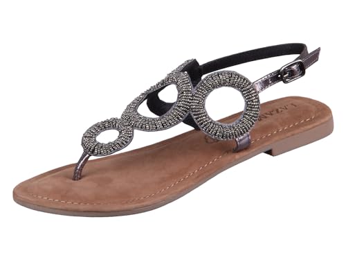 Lazamani LA33761 pewter beads Schwarz (pewter), 41 von Lazamani