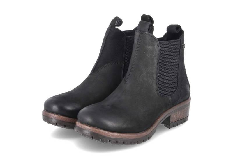 Lazamani LAZAMANI LA68001 BLACK Damen Leder schwarz Schlupfstiefel von Lazamani
