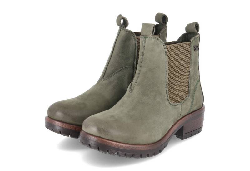 Lazamani LAZAMANI LA68001 GREEN Damen Leder & Textil grün Schlupfstiefel von Lazamani