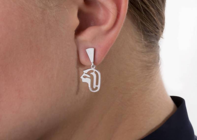 Cleopatra-Ohrring, 925 Sterling Silber von LazarevicJewelry