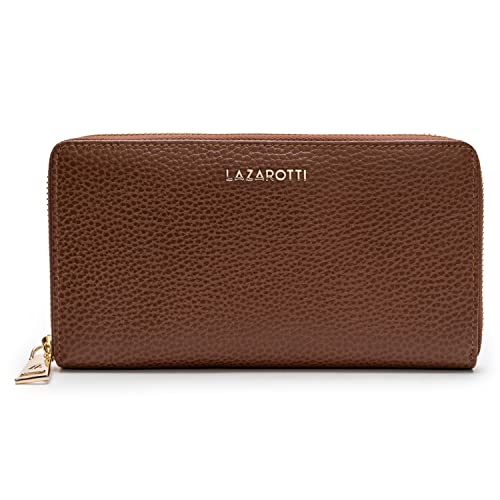 Lazarotti Bologna große Leder Geldbörse Damen | großes Reißverschlussfach, 16 Kartenfächer, Münzfach, RFID-Schutz | 19 x 4 x 10 cm Lazarotti Bologna große Leder Geldbörse Damen | großes Reißverschlussfach, 16 Kartenfächer, Münzfach, RFID-Schutz | 19 x 4 x 10 cm von Lazarotti