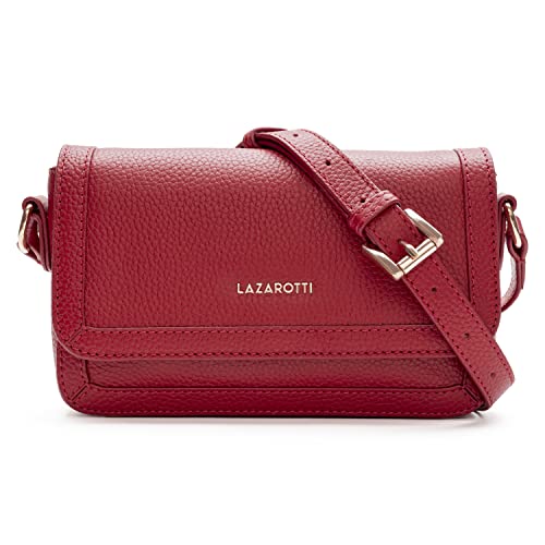 Lazarotti Bologna Leder Umhängetasche Damen | verstellbarer Schulterriemen | mittelgroße Crossbody Bag | Schultertasche 21 cm Lazarotti Bologna Leder Umhängetasche Damen | verstellbarer Schulterriemen | mittelgroße Crossbody Bag | Schultertasche 21 cm von Lazarotti