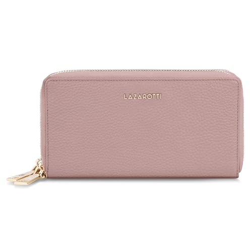 Lazarotti Bologna XL Leder Geldbörse Damen | 2 große Reißverschlussfächer, 20 Kartenfächer, Münzfach, RFID-Schutz | 20 x 4 x 11 cm Lazarotti Bologna XL Leder Geldbörse Damen | 2 große Reißverschlussfächer, 20 Kartenfächer, Münzfach, RFID-Schutz | 20 x 4 x 11 cm von Lazarotti