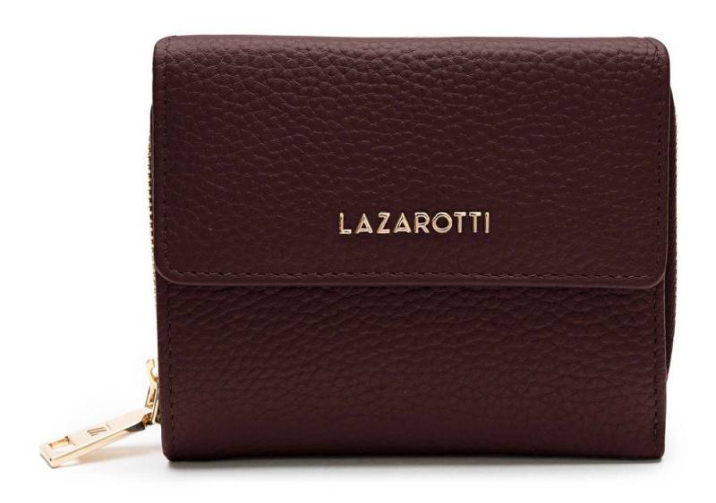 Lazarotti Geldbörse Wallet With 8 Card Slots, aus echtem Leder von Lazarotti