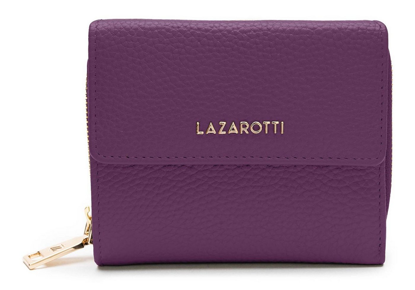 Lazarotti Geldbörse Wallet With 8 Card Slots, aus echtem Leder von Lazarotti