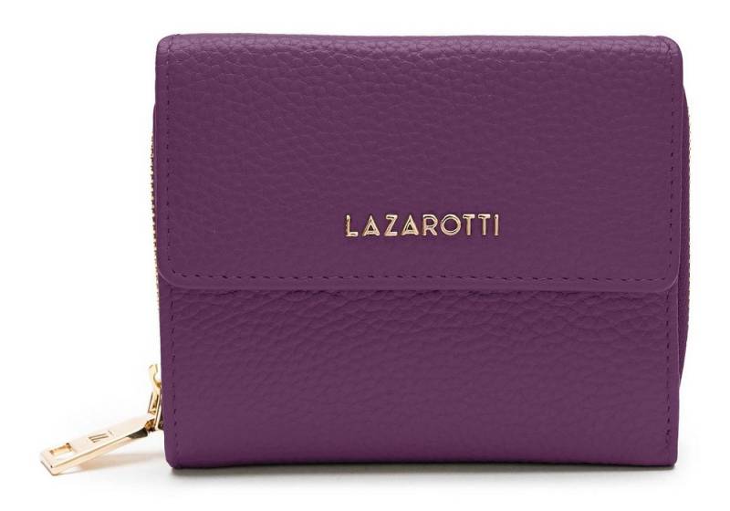 Lazarotti Geldbörse Wallet With 8 Card Slots, aus echtem Leder von Lazarotti