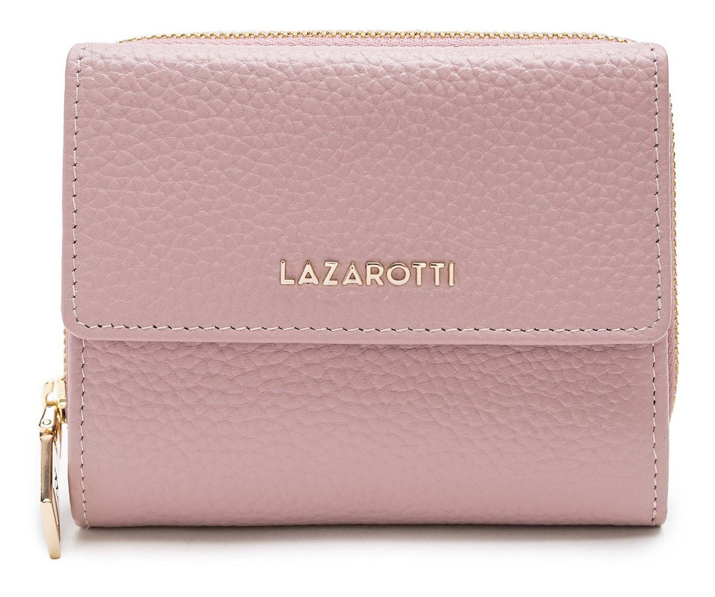 Lazarotti Geldbörse Wallet With 8 Card Slots, aus echtem Leder von Lazarotti