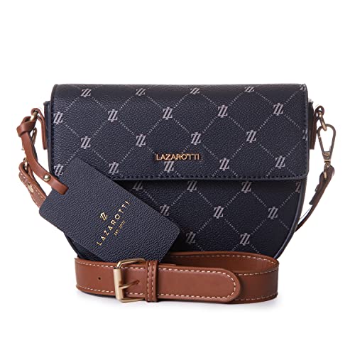 Lazarotti Palermo Umhängetasche Damen | verstellbarer Schultergurt | Halfmoon Bag 21cm von Lazarotti