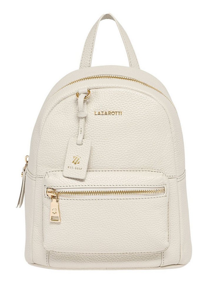Lazarotti Rucksack Backpack, aus echtem Leder von Lazarotti